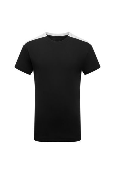 TriDri Childrens/Kids Performance Contrast T-Shirt - Black/White