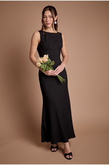 Coast Honoured Petite Sleeveless Cowl Back Maxi Bridesmaid Dress