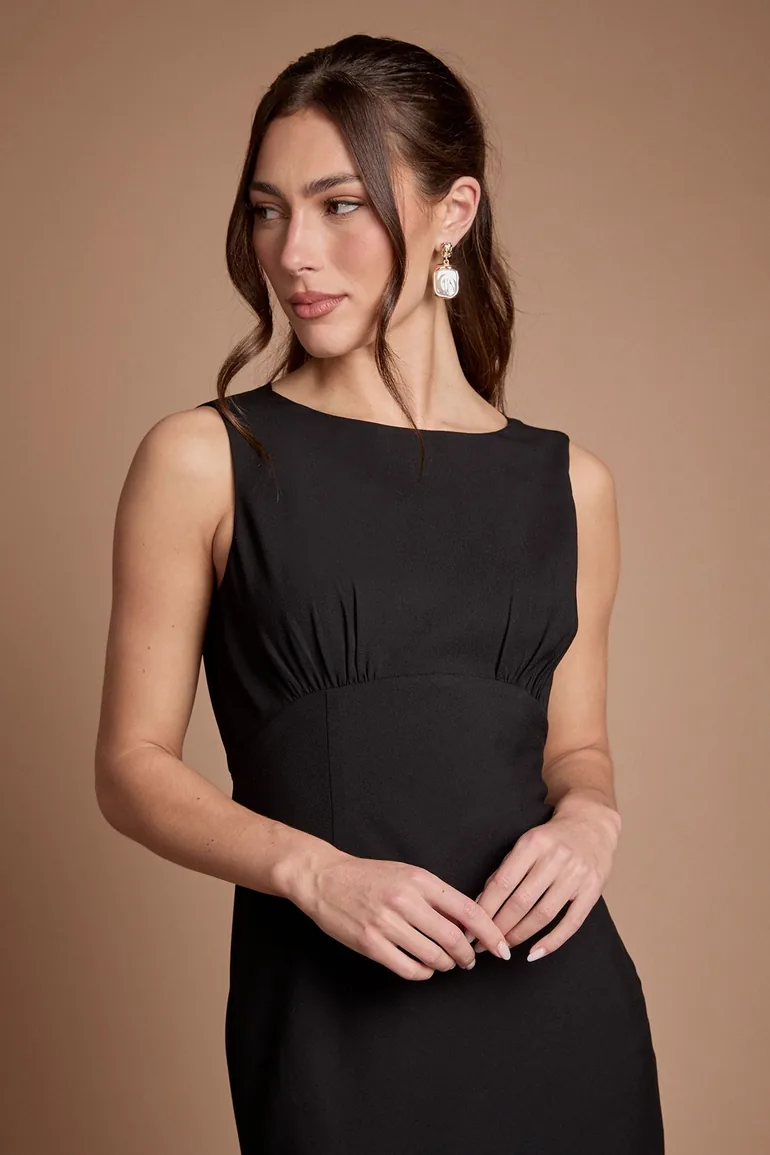 Coast Honoured Petite Sleeveless Cowl Back Maxi Bridesmaid Dress - 1