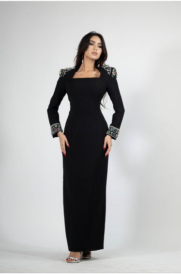 MAXI MUSE RAINBOW CRYSTAL DRESS