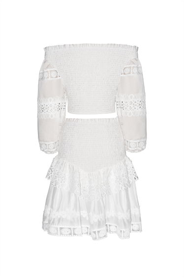 Zavan Off Shoulder Lace Set