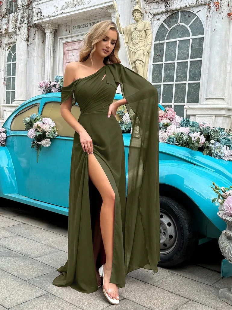 QOQ Elegant Women Solid Color Formal Dress Evening Gown Bridesmaid Dresses QOQ Green : Evening Dresses : VogaCloset Libya QOQ Elegant Women Solid Color Formal Dress Evening Gown Bridesmaid Dresses QOQ Green : Evening Dresses : VogaCloset Libya