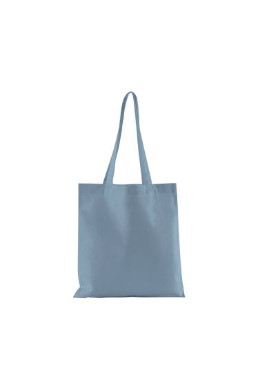 Westford Mill Plain Organic Cotton Tote Bag - Dusty Blue