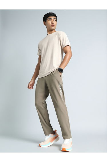 Men Khaki Train All Format Training Track Pants