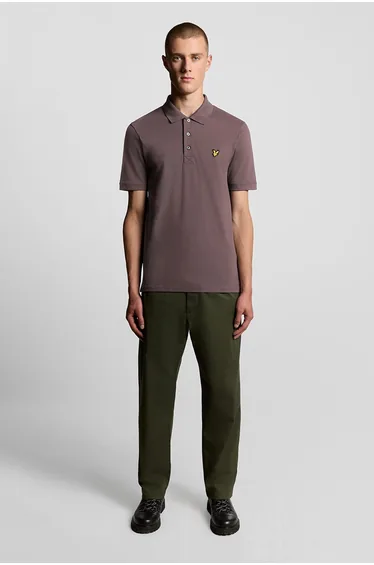 Plain Polo Shirt Espresso