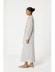LINEN SHIRT DRESS - 3