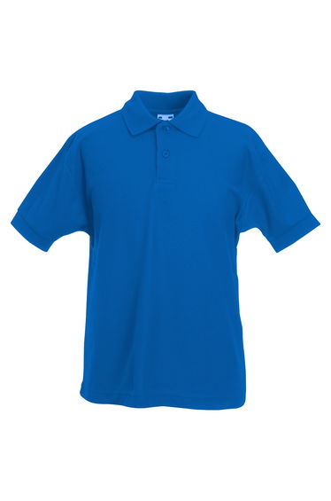 Fruit Of The Loom Childrens/Kids Unisex 65/35 Pique Polo Shirt (Pack of 2) - Royal