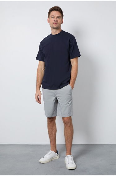 Pale Grey Classic Chino Shorts