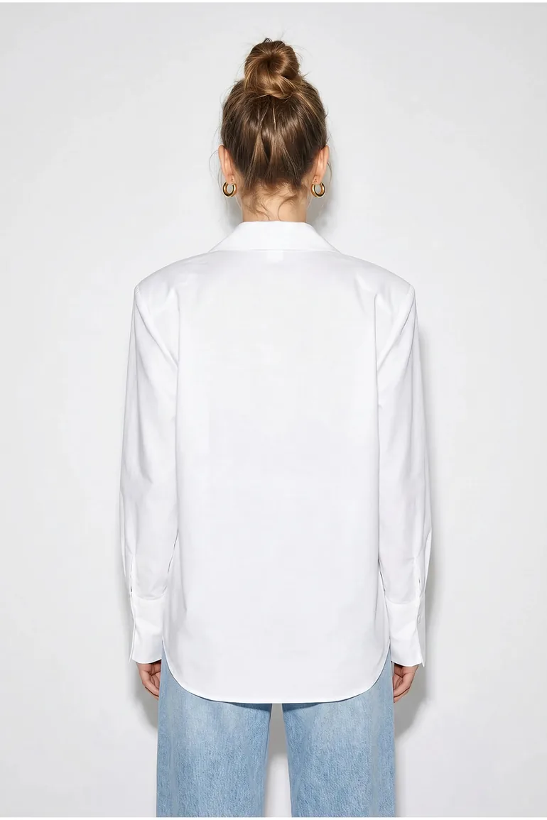 LUCCI Women's Regular-fit Woven Crepe Shirt - 3