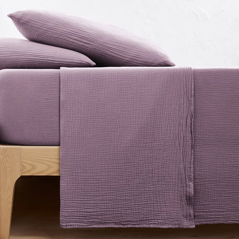 شرشف سرير قطن موسلين - 1