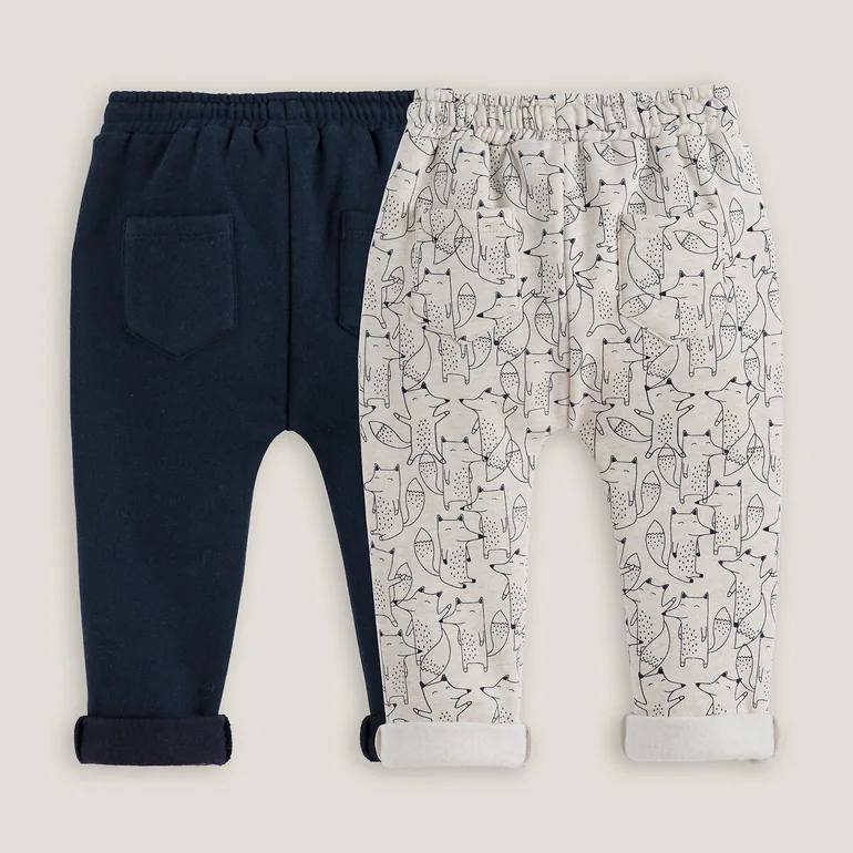 Pack of 2 Joggers in Cotton Mix - 1