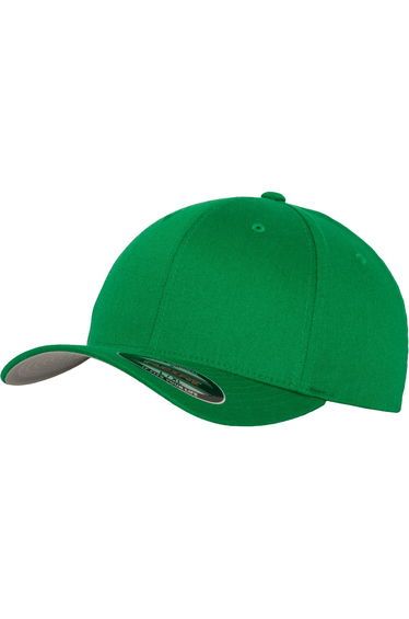 Yupoong Mens Flexfit Fitted Baseball Cap - Pepper Green