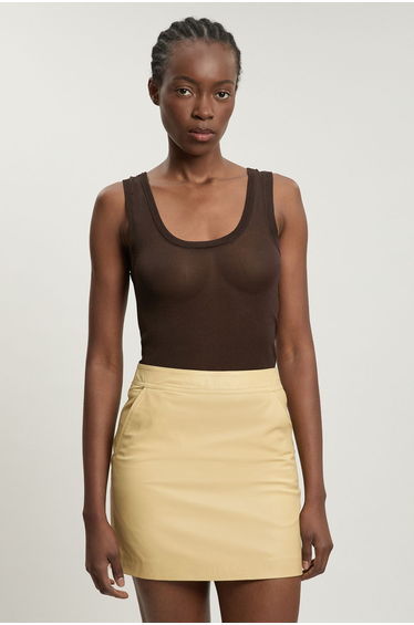 Forever Leather Mini Skirt