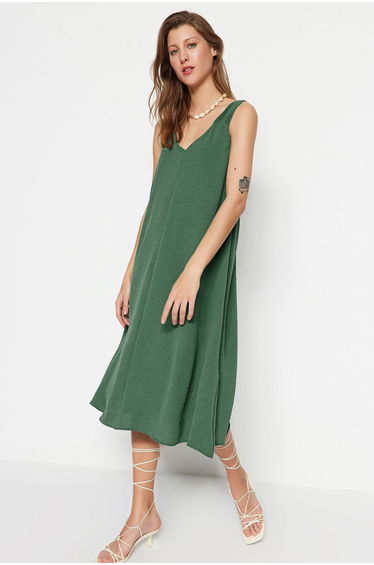 Dress - Khaki - Shift