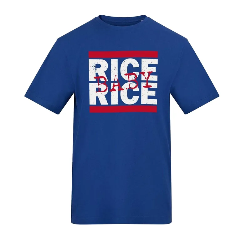AWD Mens Rice Rice Baby Football T-Shirt - Blue
