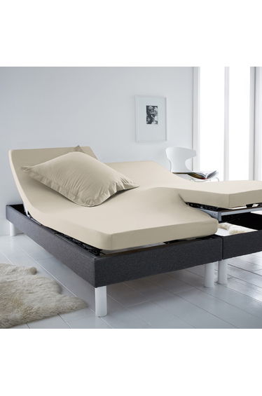 SCENARIO Cotton Fitted Sheet for Twin Double Mattress