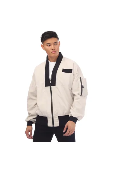 Men's adidas Parley Bomber Jacket in Cream