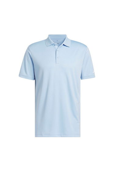 Adidas Clothing Mens Performance Polo Shirt - Clear Sky