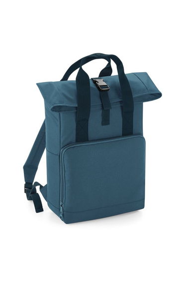 Bagbase Roll Top Twin Handle Backpack - Airforce Blue