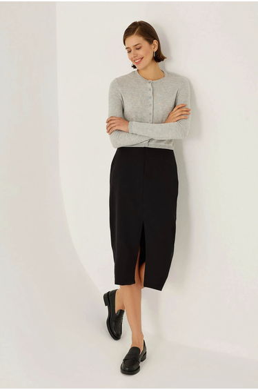 Slit Maxi Skirt