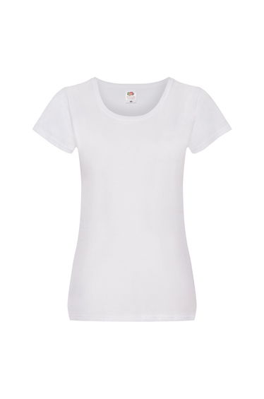 Fruit of the Loom Womens/Ladies Original Lady Fit T-Shirt - White