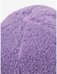 Girls Faux Shearling Cap in Purple - 1