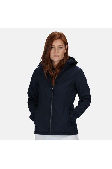 Regatta Womens/Ladies Venturer 3 Layer Membrane Soft Shell Jacket - Navy