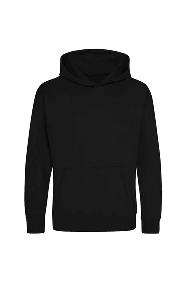 Awdis Childrens/Kids Hoodie - Deep Black
