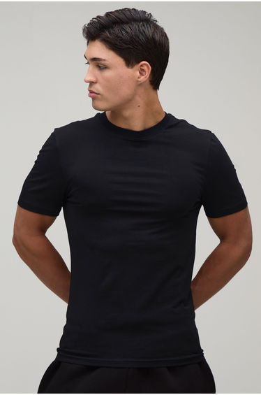 Muscle FIt Basic T-shirt - black