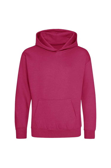 Awdis Childrens/Kids Hoodie - Hot Pink