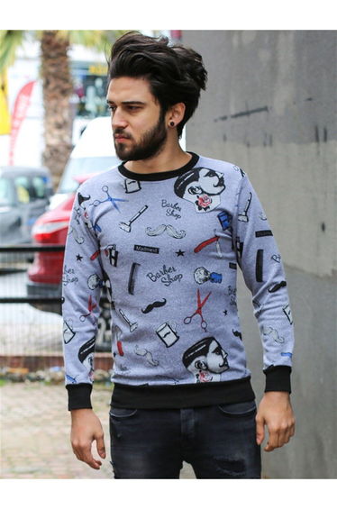 Men's Gray Sweatshirt