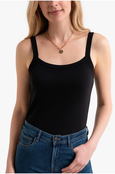 Brushed Cotton Vest Top