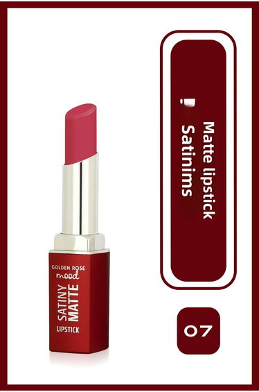Mood Satiny Mat Lipstick No:07 Berry Rouge
