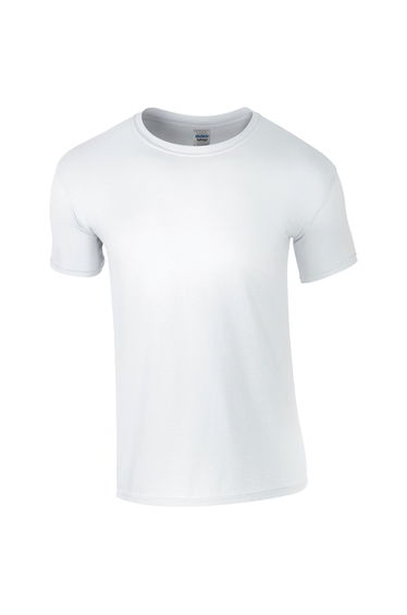 Gildan Mens Short Sleeve Soft-Style T-Shirt - White