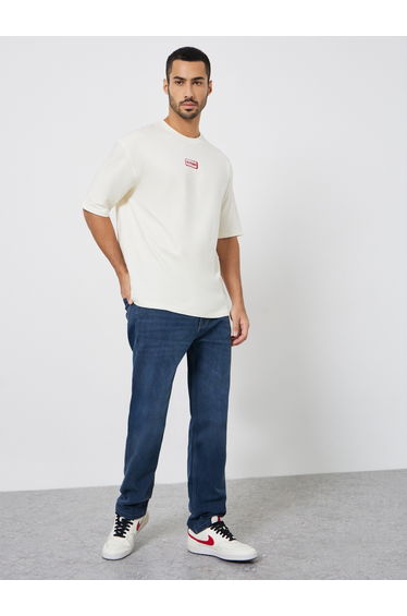 Men Dark Wash Regular Fit Jeans