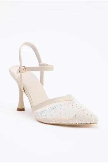 Ecru Women's Classic Heeled Shoes