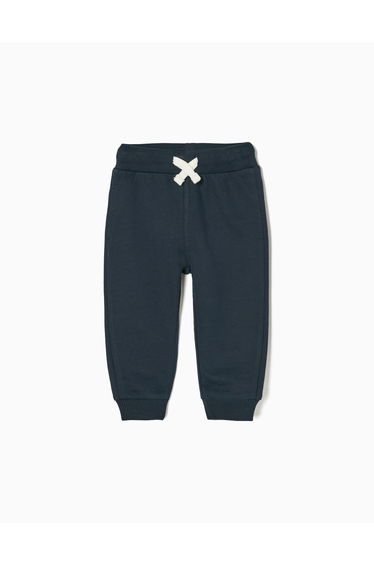 Cotton Joggers for Baby Boys, Dark Blue