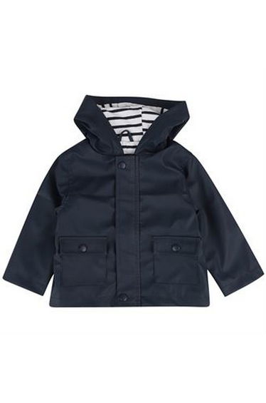 Larkwood Baby Boys Rain Jacket - Navy