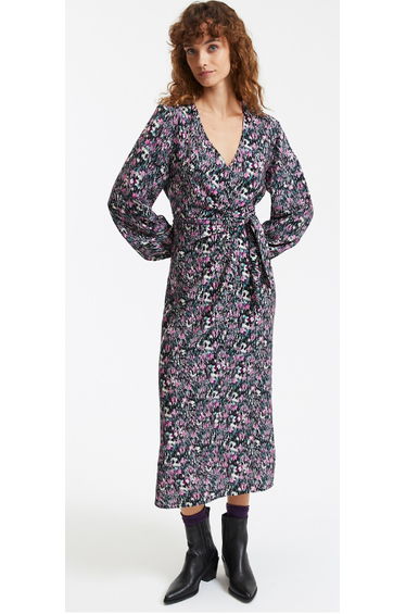 Floral Print Midi Dress