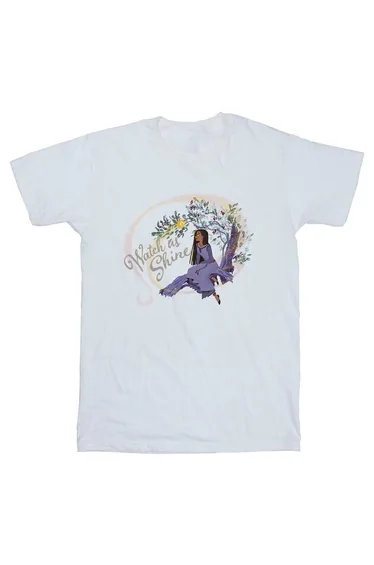 Wish Boys Watch Us Shine Cotton T-Shirt - White