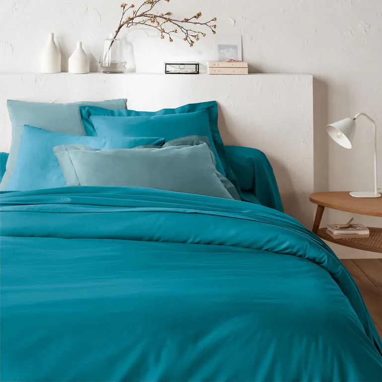 شرشف سرير قطن سادة