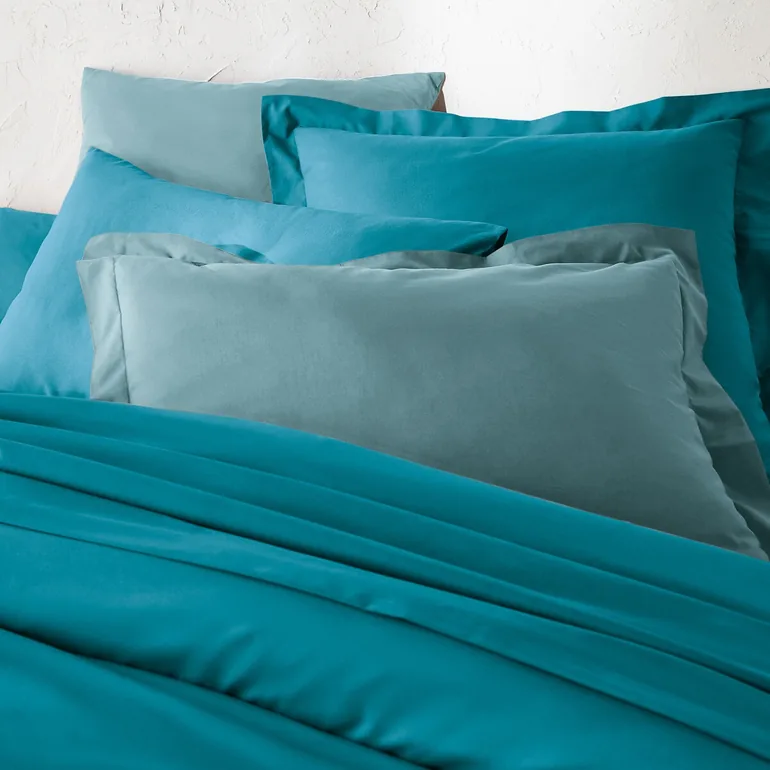 شرشف سرير قطن سادة - 2