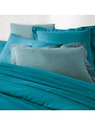 شرشف سرير قطن سادة - 2