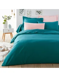 شرشف سرير قطن سادة - 1