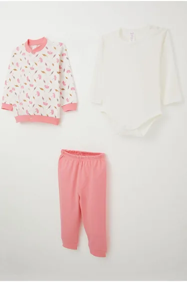 طقم 3 قطع متعدد الألوان