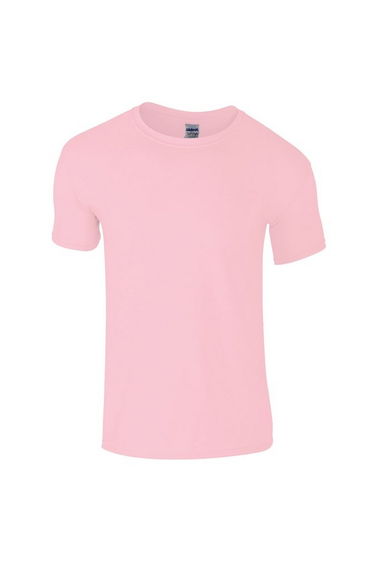 Gildan Childrens/Kids Softstyle Plain T-Shirt - Light Pink