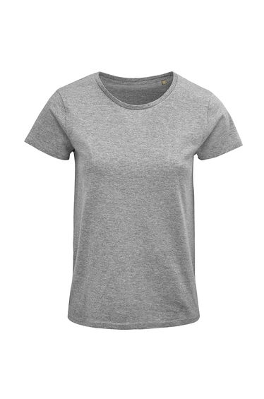 SOLS Womens/Ladies Crusader Marl Organic T-Shirt - Grey
