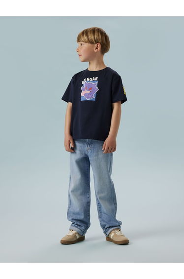Short Sleeve T-Shirt with Pokemon Print