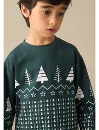 Fraser Fairisle PJ's - Green - 1