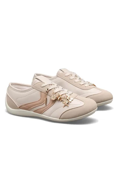 Sparkly Charm Horizon Trainers Nude